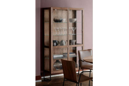 #452 Display Cabinet von Skovby - Esszimmervitrine Nussbaum natur geölt