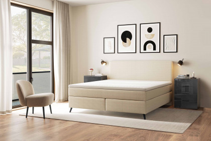 Mistral-Dream von Fey - Boxspringbett KT Bora ivory