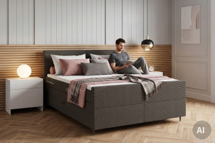 BX-LE-05 von SW KOLLEKTION - Boxspringbett braun