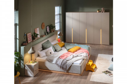 Venice von set one by Musterring - 6-türiger Schrank mit Akzent-Beleuchtung