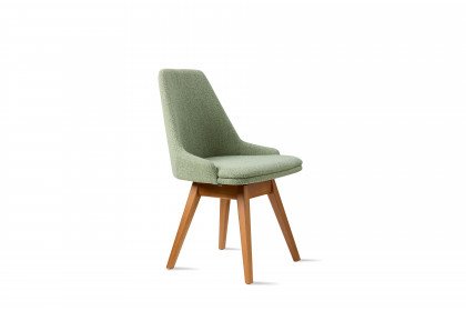 #819 Dining Chair von Skovby - Esszimmerstuhl grün, drehbar