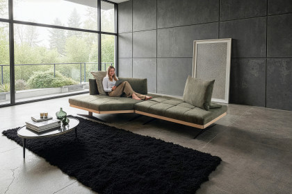 Maine Roots von Sofaschmiede - Polstersofa olive