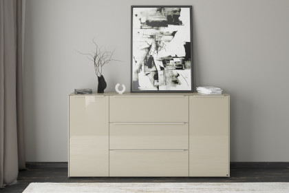 Reno-living von set one by Musterring - Sideboard KO-221 kaschmir/ Griff kaschmir