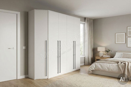 MULTIFLEX von Schlüter Möbelfabrik - Schrank mit Schräge DE LUXE 19XL weiß