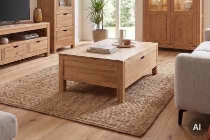 WZ-0306 von GK Möbelvertrieb - Couchtisch II aus Wildeiche