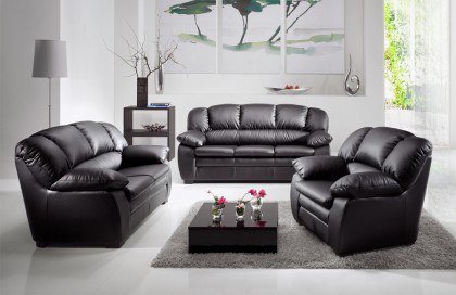 Casino I von COTTA - Sofagruppe black