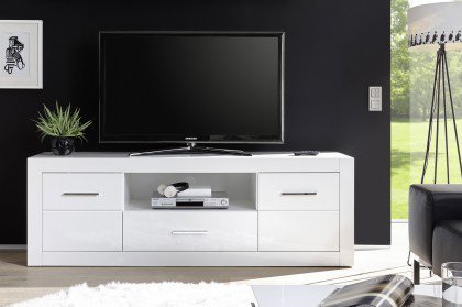 Bianco von Kollektion Letz - Lowboard 7WiXBi32 in Weiß Hochglanz