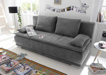 Luigi von ED-Lifestyle - Schlafsofa dark grey