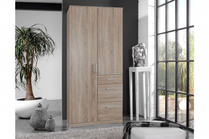 Click-sleeping von Wimex - Schrank Eiche Holznachbildung