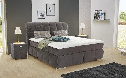 Valentina von Jockenhöfer - Boxspringbett 180 grau