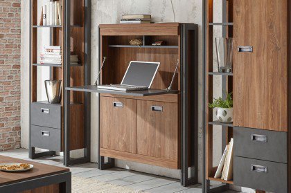 Detroit von Kollektion Letz - Sekretär 9OOMDE77 Stirling Oak