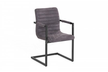 Parzival aus der Kollektion Letz - Stuhl in Grau