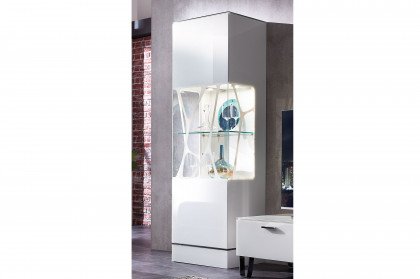 CUBE-living von LEONARDO living - Vitrine weiß mit Genetics