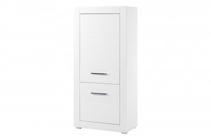 Bianco von Kollektion Letz - Highboard 7WiXBi40 in Weiß Hochglanz