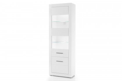 Bianco von Kollektion Letz - Vitrine 7WiXBi23 in Weiß Hochglanz