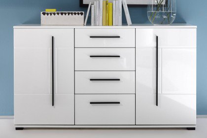 Cantara von Kollektion Letz - Sideboard 5W iX 90 52 in Weiß