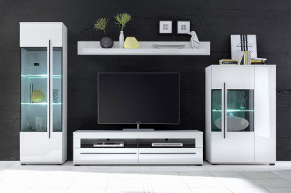 Cantara von Kollektion Letz - Wohnwand 5W iX 91 weiß