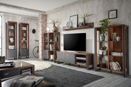 Detroit von Kollektion Letz - Wohnwand 9OOMD1 in Stirling Oak