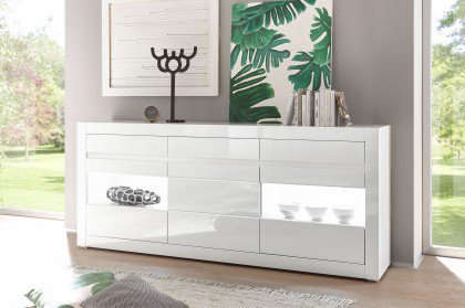 Carat von Kollektion Letz - Sideboard 7W i2 CA 52 in Weiß