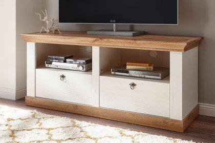 Landhaus von Kollektion Letz - Lowboard 8P PC LH 32 in Pinie weiß