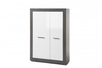 Etero von Kollektion Letz - Highboard 88 i8 EO 42 weiß Hochglanz
