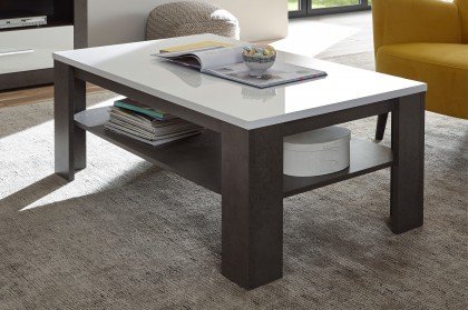 Etero von Kollektion Letz - Couchtisch 88 i8 EO 61 weiß Hochglanz