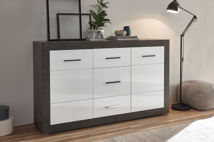 Etero von Kollektion Letz - Sideboard 88 i8 EO 52 weiß Hochglanz