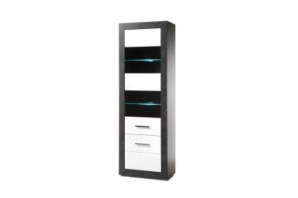 Etero von Kollektion Letz - Vitrine 88 i8 EO 23 weiß Hochglanz