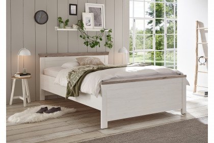 Florenz von Kollektion Letz - weißes Bett im Landhausstil