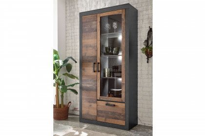 Brooklyn von Kollektion Letz - Vitrine 9MDMBR24 in Old Mix