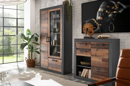 Brooklyn von Kollektion Letz - Vitrine in Old Mix