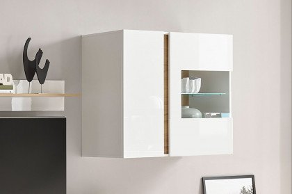 Clair von Kollektion Letz - Hängevitrine 9WiVAR20 in Weiß