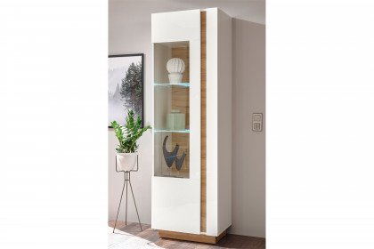 Clair von Kollektion Letz - Vitrine 9WiVAR23 in Weiß