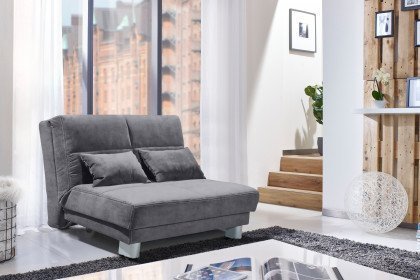 Gina von Sofa-Team - Schlafsofa 120 ash