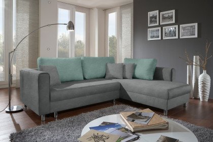 Modell 153 von Sofa-Team - Polstergarnitur rechts ash-mint