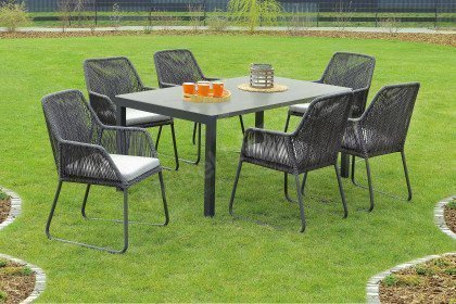 Etna aus der Kollektion Letz - Gartentisch Dekton-Platte soke