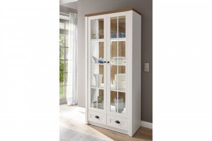 Provence von Kollektion Letz - Vitrine 9PPEPE24 in Weiß