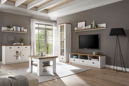 Provence von Kollektion Letz - Wohnwand 9PPEP2 in Weiß