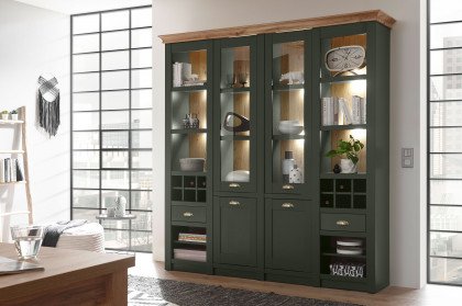 Cambridge von Kollektion Letz - Vitrine 9GGCBE58 in Grün