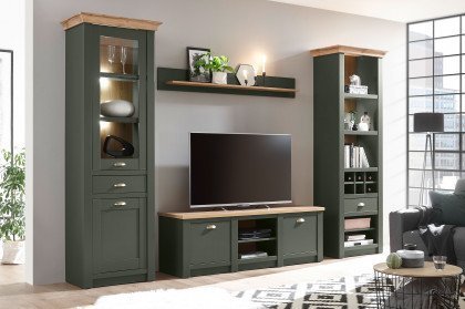 Cambridge von Kollektion Letz - Wohnwand 9GGC15 grün