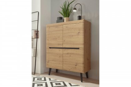 Torge von Kollektion Letz - Highboard A33ZNO56 in Artisan Eiche