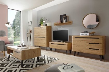Torge von Kollektion Letz - Wohnwand A3 3Z N6 in Artisan Eiche