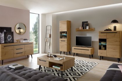 Torge von Kollektion Letz - Wohnwand A3 3Z N2 in Artisan Eiche