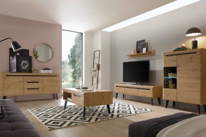 Torge von Kollektion Letz - Wohnwand A3 3Z N4 in Artisan Eiche