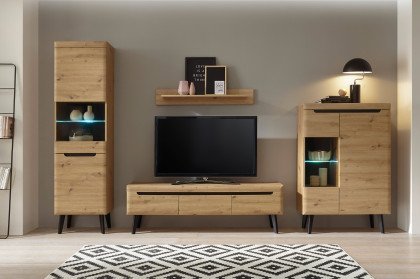 Torge von Kollektion Letz - Wohnwand A3 3Z N1 Artisan Eiche