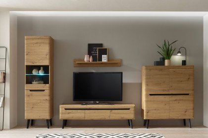Torge von Kollektion Letz - Wohnwand A3 3Z N5 Artisan Eiche