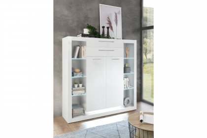 Meran von Kollektion Letz - Highboard AW iX TA 53 in Weiß