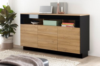 Cayman-living von Kollektion Letz - Sideboard AZ H2 CY 52 schwarz
