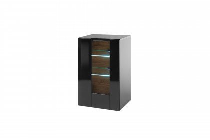 Cayman-living von Kollektion Letz - Vitrine AZ H2 CY 21 in Schwarz