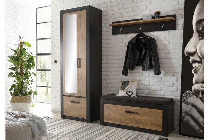 Brügge von Kollektion Letz - Garderobe in Kastanie